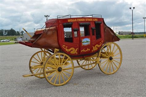 wells fargo replica stage coaches and horses